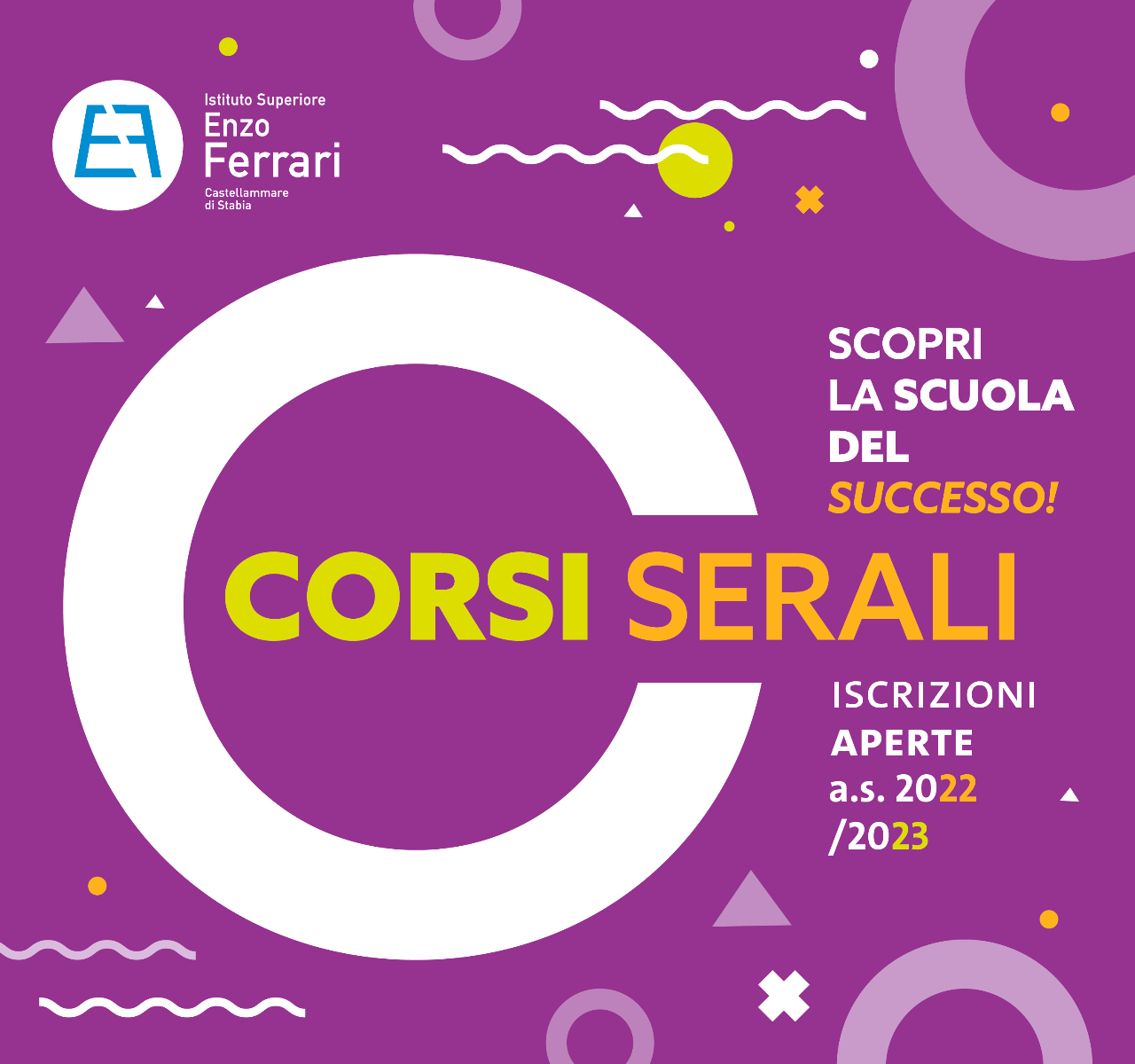 ISCRIZIONI CORSO SERALE A.S. 2022/23